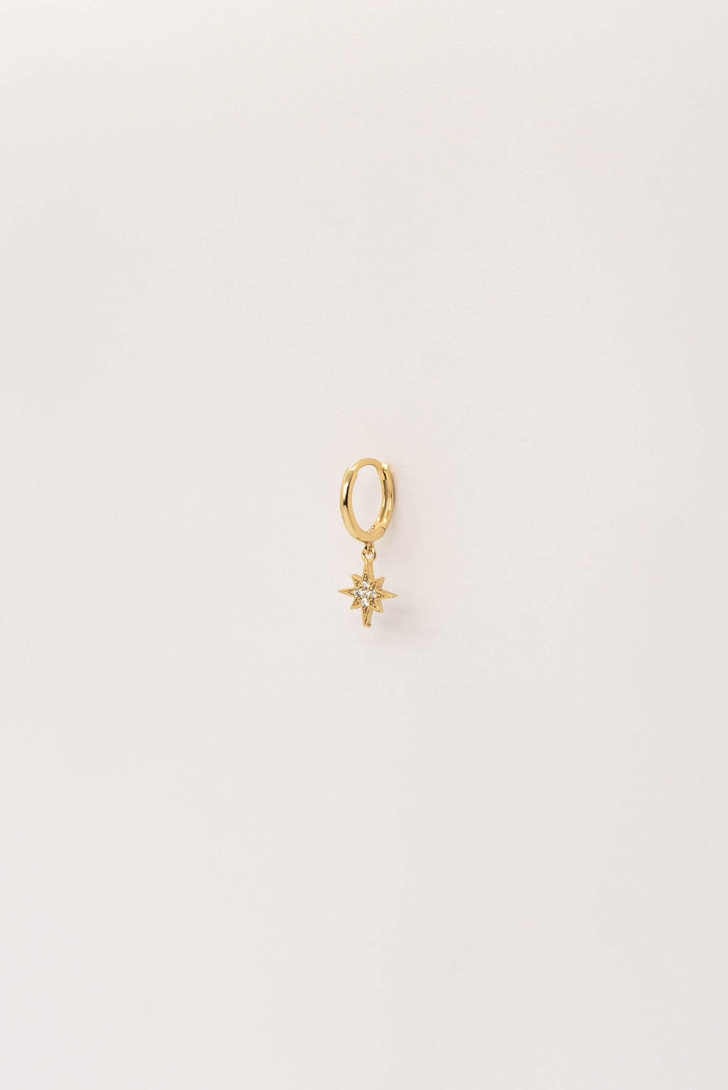 Moon & Stars Star Hoop