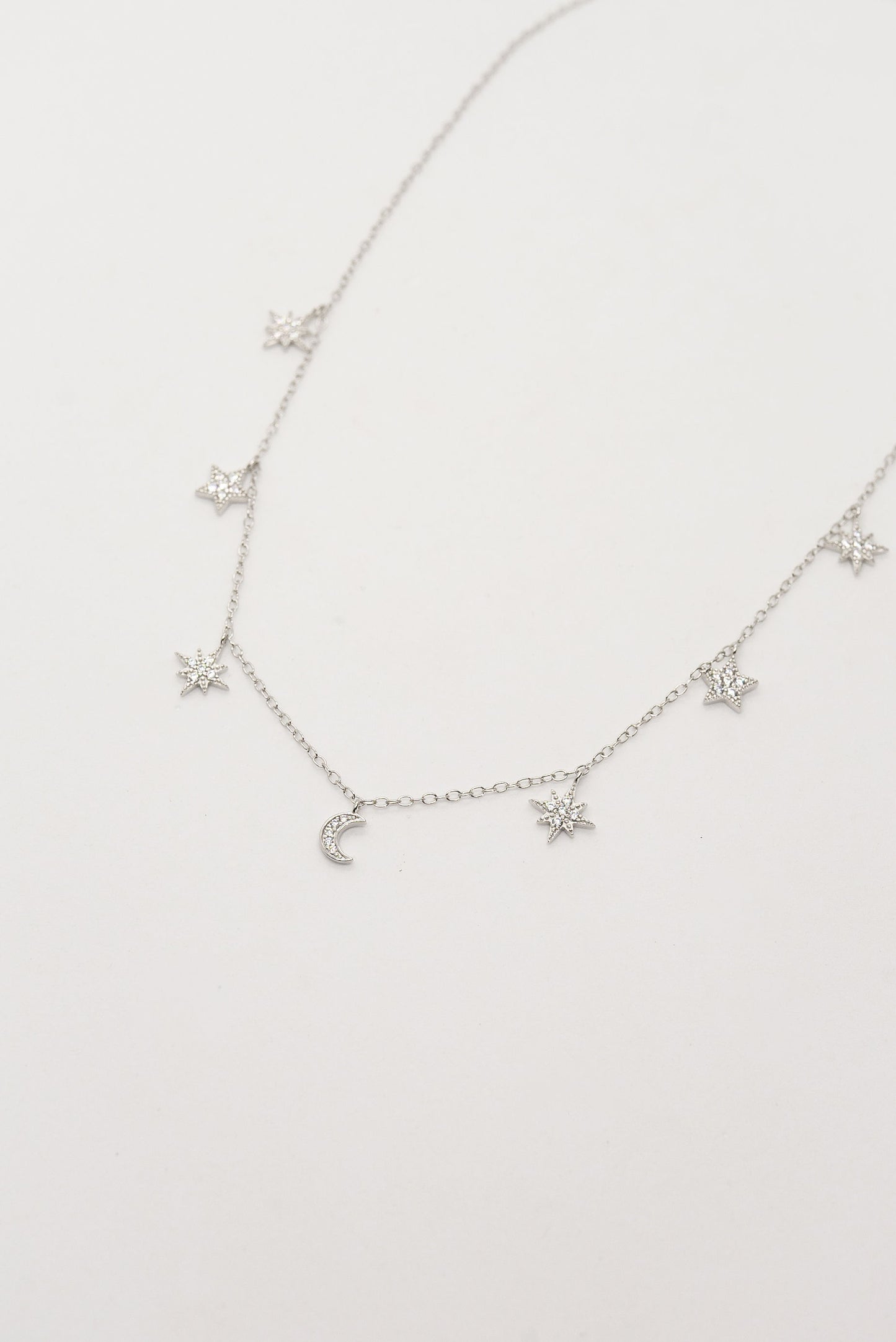 Moon & Stars Night Sky Necklace