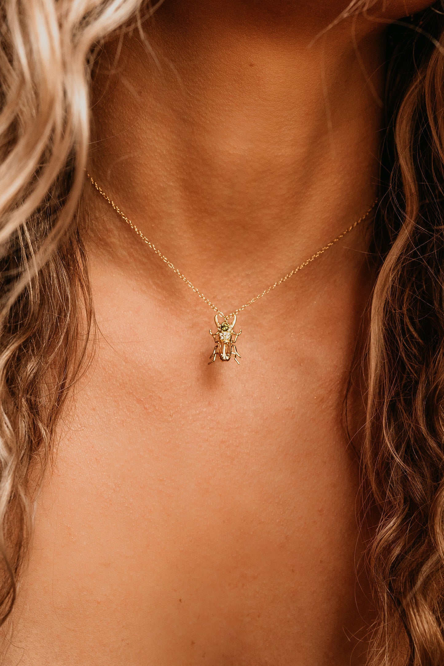 Beetle Necklace