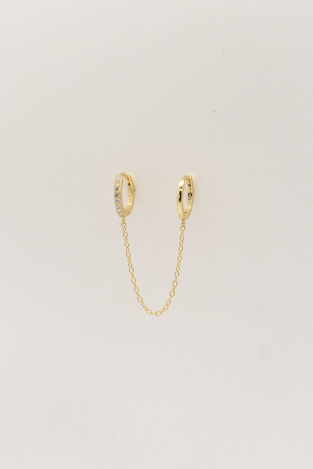 Moon & Stars In Orbit Double Hoops