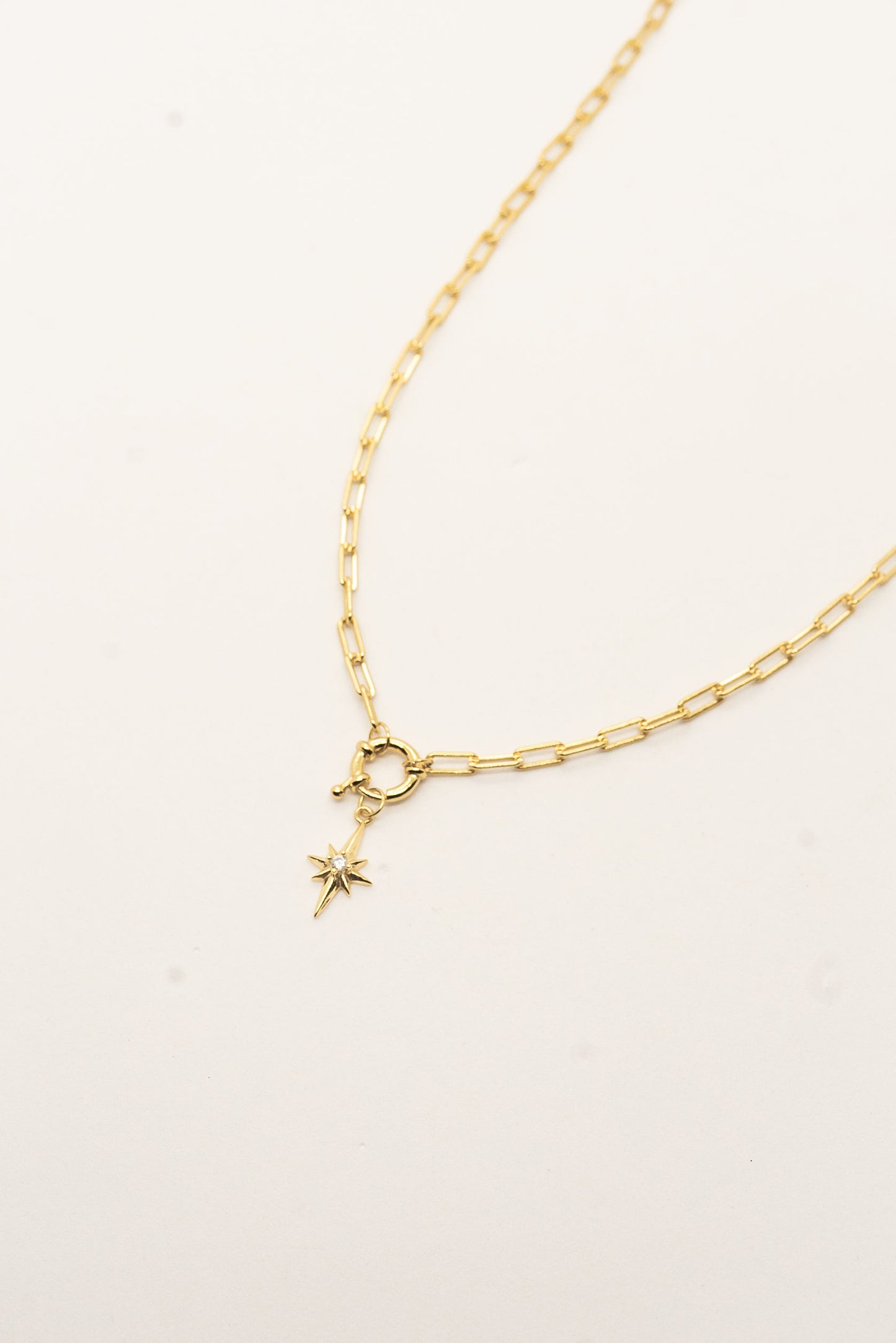 Moon & Stars Northern Star Necklace